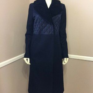 TOPSHOP Borg Wool Hybrid Quilt OverCoat 6 SOLD OUT